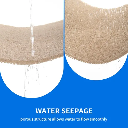 Vista 6 de Hargiis - Tapete antideslizante de secado rápido para tina y ducha, tapete exfoliante para pies, para baño, cocina u hotel, beige, 24 x 16 pulgadas