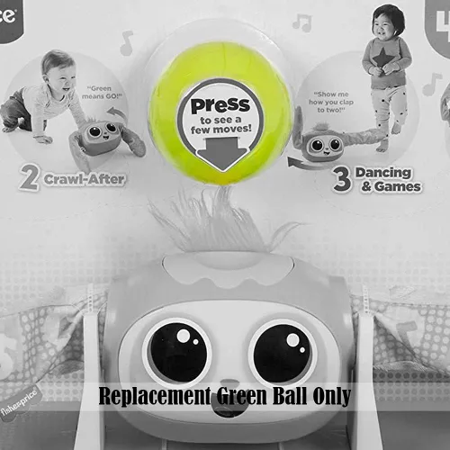 Vista 4 de Pieza de repuesto para Fisher-Price Rollin' Rovee - GJW33 ~ Bola verde de repuesto