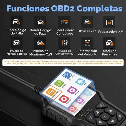 Vista 2 de VDIAGTOOL VD30 Pro - Lector de código de automóvil, herramienta de diagnóstico OBD2 para automóviles y camiones, lector de códigos Check Engine