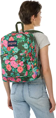 Vista 13 de JanSport SuperBreak - Mochila ligera para la escuela, Marino), JS0A4QUT