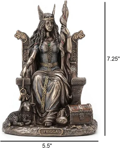 Vista 7 de Veronese Frigga - Estatua de la diosa nórdica del amor y el matrimonio