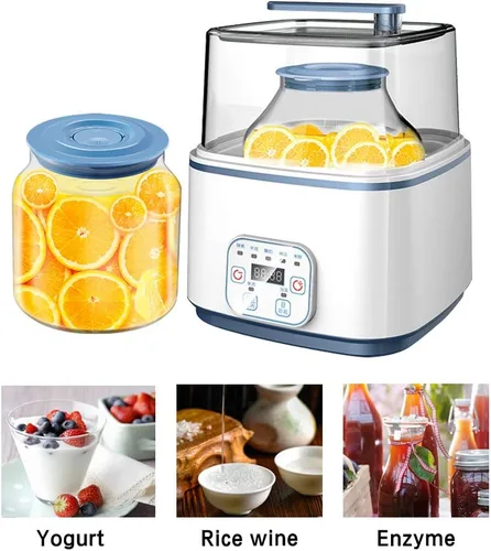Vista 7 de Máquina de enzima de yogur multifuncional automática Máquina de fermentación líquida de gran capacidad para el hogar Fabricante de yogur