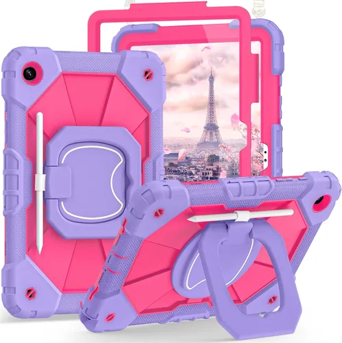 Vista 17 de Auizotl Funda para Samsung Galaxy Tab A9+/A9 Plus de 11 pulgadas (SM-X210/X216/X218) con protector de pantalla/soporte giratorio/soporte