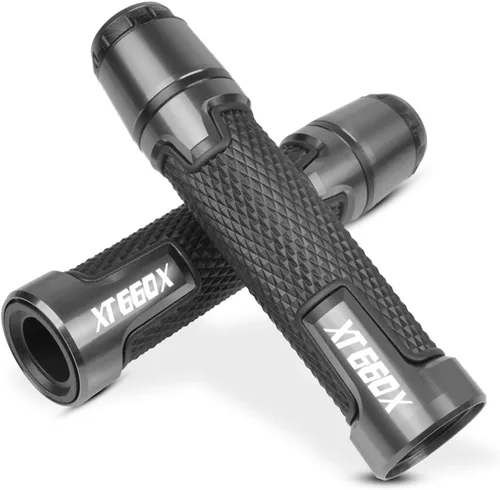 Vista 9 de Para Yamaha XT660 XT660R XT660X Tenere XT 660 2004-2011 7/8 '' Tapas de manillar de motocicleta/Agarraderas CNC 22MM
