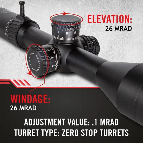 Vista 4 de Sightmark Presidio First Focal Plane Rifle Scope