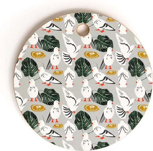 Vista 39 de Society6 Tabla de cortar de bambú 83 naranjas botánicas Boho Art Decoración de cocina Tabla de servir segura para alimentos, alia, 11.5 pulgadas