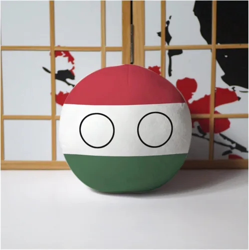 Vista 68 de Polandball Countryballs Muñeco de peluche Ucrania España Hungría Portugal Rumanía Grecia Austria México Polonia Ball (15,3.8 pulgadas)