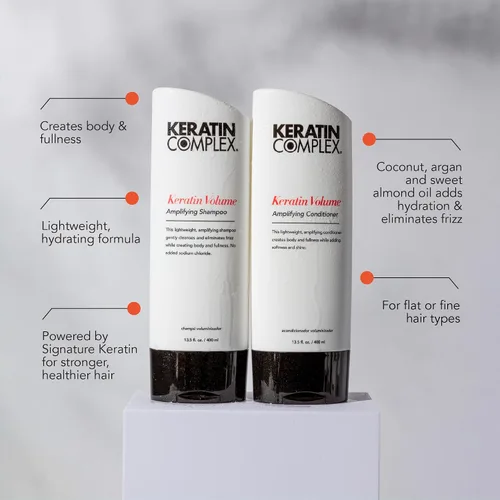 Vista 3 de Keratin Complex Acondicionador Amplificador de Volumen fl oz