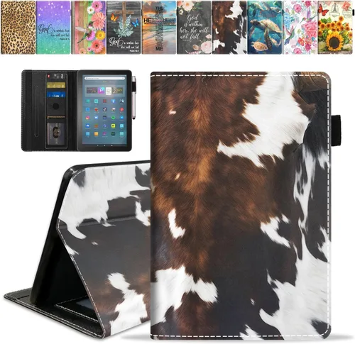 Vista 19 de Funda para tableta Amazon Fire Max 11 (11 pulgadas, 13ª generación, versión 2023) con ranura para tarjetas y apagado y encendido automático, funda