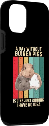 Vista 3 de Funda para iPhone 15 Vintage A Day Without Guinea Pig I Have No Idea