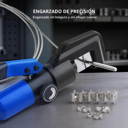 Vista 3 de Lichamp - Herramienta hexagonal para cable de acero inoxidable para cuerda de 1/8" y 3/16