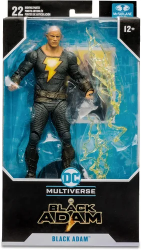 Vista 8 de McFarlane Toys DC Black ADAM Movie 7IN Figuras - ADAM negro (disfraz de él)