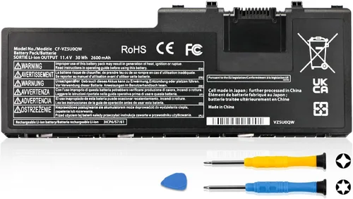 Vista 9 de ANTIEE CF-VZSU1AW - Batería de repuesto para Panasonic Toughbook CF-33, Toughbook CF-33AEHFATG, Toughbook CF-33AEQGATG, Toughbook CF-33mk1 Series