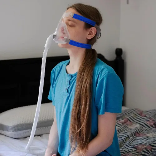 Vista 7 de Cubiertas de correa CPAP, 4 fundas universales y reutilizables para correas de máscara CPAP para reducir las marcas rojas y tirones del cabello