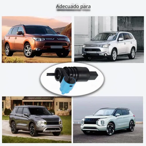 Vista 7 de Bomba de limpiaparabrisas ASUBHA, bomba de lavado de parabrisas automotriz de repuesto, bombas de limpiaparabrisas con ojal compatibles con Dodge