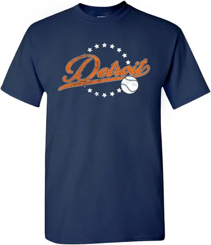 Vista 4 de Camiseta de hombre estilo vintage del equipo para aficionados al béisbol