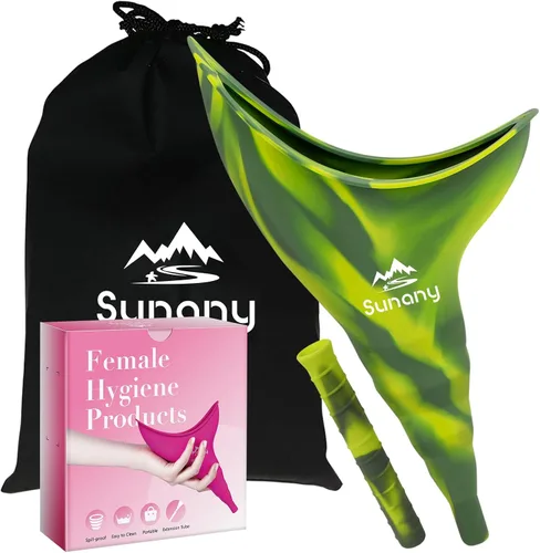 Vista 10 de Female Urination Device, Reusable Female Urinal Silicone Women Pee Funnel Allows Women to Pee Standing Up, The Perfect Companion for