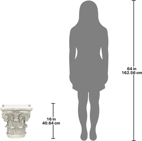 Vista 2 de Design Toscano La Columna Corintia, Capital Pequeña