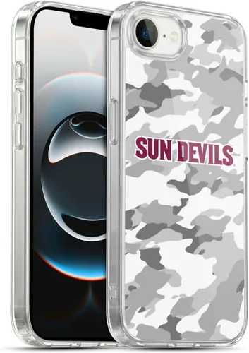 Vista 149 de Head Case Designs Funda de gel ASU Camou con licencia oficial de la Universidad Estatal de Arizona [protección de grado militar] compatible