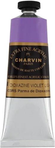 Vista 55 de Charvin Pintura acrílica profesional extrafina – verde absenta, tubo de 2.1 fl oz, pigmentos de triple fresado, resistente a la luz, pinturas