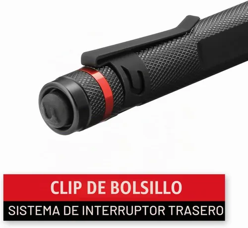 Vista 4 de Minilinterna para inspección Coast Cutlery Company G19, color negro