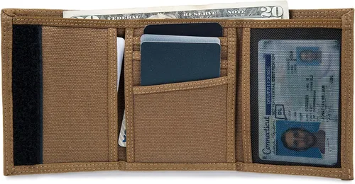 Vista 4 de WOLVERINE Men's Guardian Cotton Wallet and Card Case, RFID Protection, Multi-Pocket
