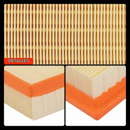 Vista 8 de A-Premium Filtro de aire de motor compatible con Volkswagen Beetle, Golf, Jetta, Passat, Rabbit, 2005-2014, L5 2.5L, panel flexible, repuesto #