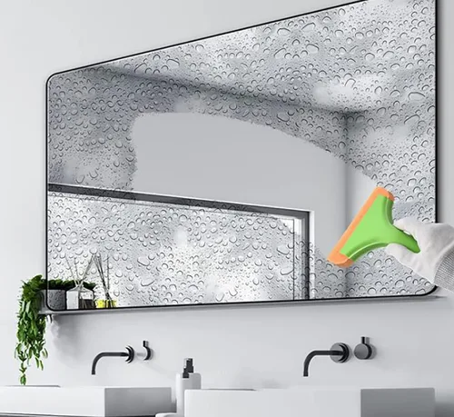 Vista 6 de Limpiaparabrisas de silicona suave y flexible de mango largo para puerta de cristal, ventana, parabrisas, espejo, baño (7.5 pulgadas)