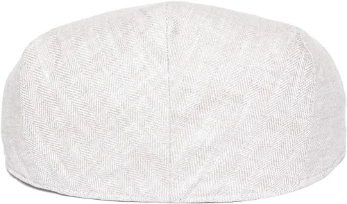 Vista 4 de BOTVELA Sombrero de verano transpirable para hombre de lino con hiedra plana