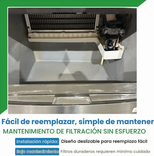 Vista 5 de Filter Everything Filtro de aluminio para máquina de hielo de repuesto compatible con Manitowoc Ice 4040193 – 12.75 x 14.25 x 3/32 – 1 paquete