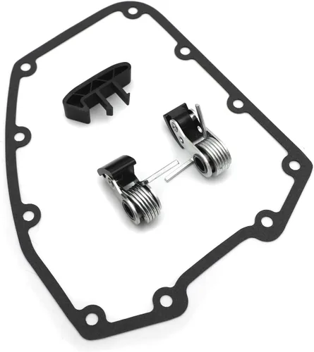 Vista 5 de Reemplazo de la guía de cadena de doble leva Junta de cubierta del tensor interior exterior compatible con 1999-2006 H-D Dyna Softail