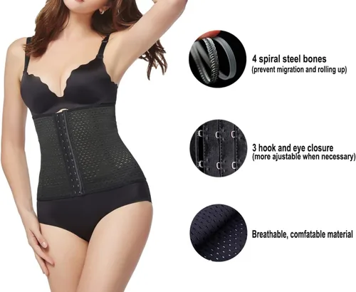 Vista 4 de KSKshape Waist Tummy Trainer Body Shaper Corset Girdle Cincher