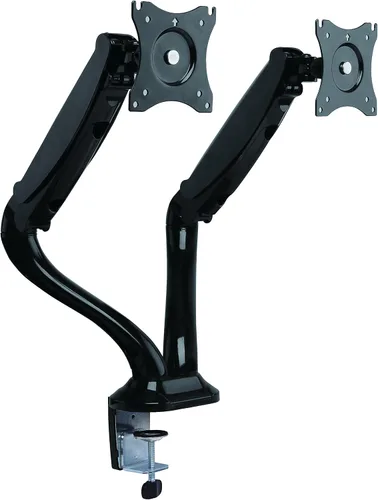 Vista 21 de Logilink BP0077 Soporte de escritorio para monitor dual (2 vías) (13-27 pulgadas), brazo 13.465 in negro