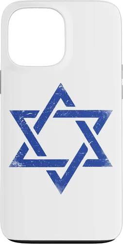Vista 24 de Funda para iPhone 12 Pro Max Israel Bandera Israelí Símbolo Judío Estrella de David Pride Israel