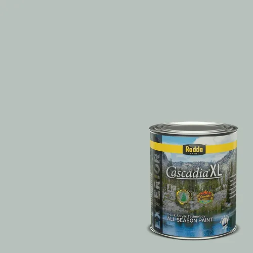 Vista 64 de Rodda Paint CASCADIA XL - Pintura satinada exterior e imprimación en uno, 1 galón, hoja de aloe