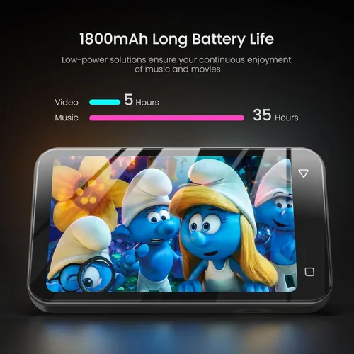 Vista 6 de TIMMKOO Reproductor MP3 para niños de 80 GB con Bluetooth, controles parentales, Spotify preinstalado, audible, reproductor de música MP4 WiFi de 4