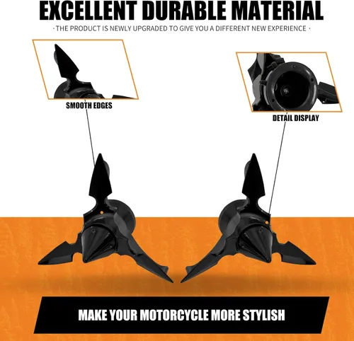 Vista 7 de Cubiertas de tuerca de eje delantero de motocicleta, tapa de plástico giratorio para Harley Touring Electra Road Street Glide Softail Dyna Sportster