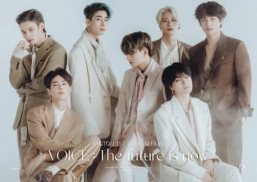 Vista 6 de Victon Voice : The Future is Now 1st Album 3 Versión Set CD+1p Póster+84p PhotoBook+Libro de Letras de 24p+1p Marcador+1p Pop-Up+1p PhotoCard+1p