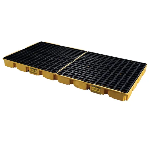 Vista 13 de Eagle Plataforma modular para derrames de un tambor, 26.25"x26"x6.5", sumidero de 15 galones, bandeja de contención de capacidad de carga de 2,000