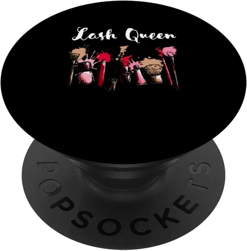Vista 6 de Lash Queen Confidence Beautiful Self Esteem Cute Women PopSockets MagSafe PopGrip for iPhone