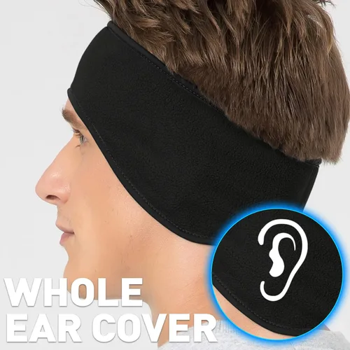Vista 3 de JOEYOUNG Calentadores de orejas de forro polar para hombres, mujeres y niños, diadema de invierno, orejeras para clima frío, correr, ciclismo, esquí