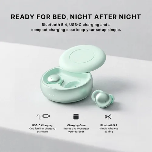 Vista 5 de Vionb Hush Small Invisible Earbuds, Mini Sleep Earbuds for Side Sleepers Sage