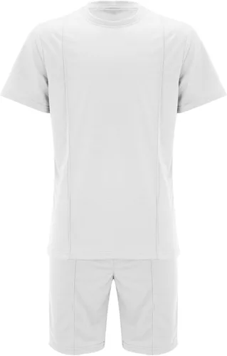 Vista 3 de Conjunto deportivo de 2 piezas para hombre, conjunto de chándal de verano 2023, elegante camiseta muscular y pantalones cortos, traje deportivo