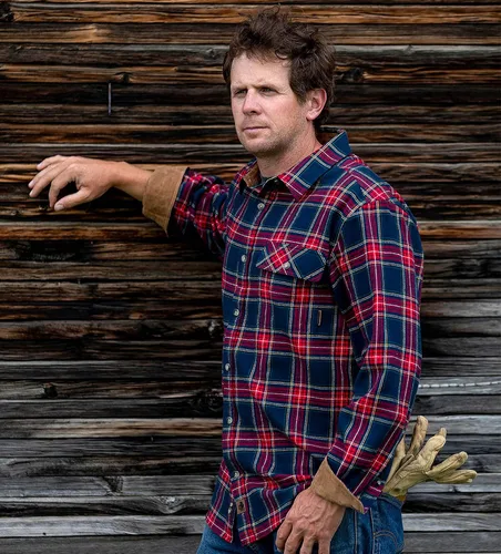 Vista 4 de Legendary Whitetails, Buck Camp - Camisa de franela para hombre
