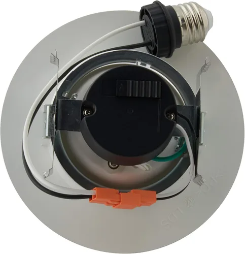 Vista 6 de Satco S11822-7.5 W LED LED Retrofit Downlight direccional; cardán; 4 pulgadas - Temperatura de color ajustable - (8 Downlights)