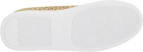 Vista 6 de BosenHulu Zapatos brillantes con lentejuelas brillantes para mujer, zapatos de tenis brillantes con diamantes de imitación con cordones