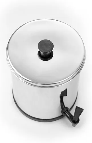 Vista 4 de AquaEasy Go Dispensador de filtro de agua de acero inoxidable de 50 tazas, capacidad extragrande, potente filtración rápida del 99%, dura 250