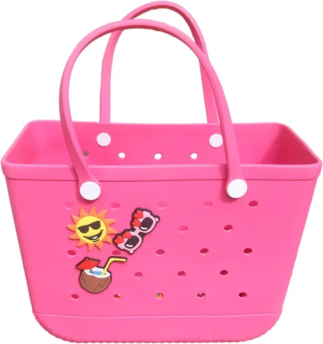 Vista 5 de Beach Bag Accessories PVC Rubber Totes Inserts Charms for Bogg Bag