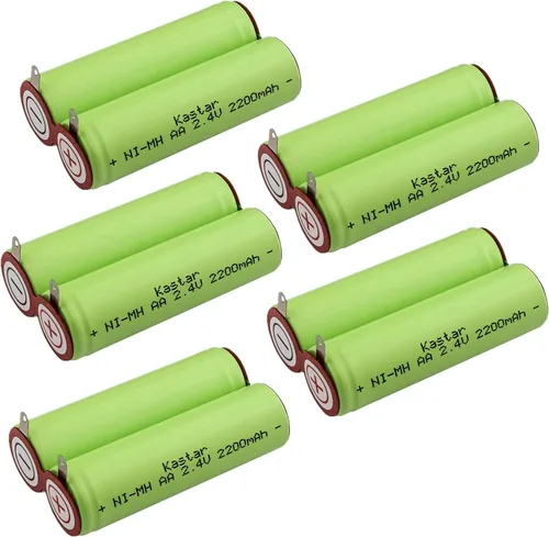 Vista 4 de Kastar Paquete de 1 batería Ni-MH de 2.4 V 2200 mAh de repuesto para baterías interestatales GE 41B020AC02101 GE 41B020AC161019801 ANIC0200, Welch