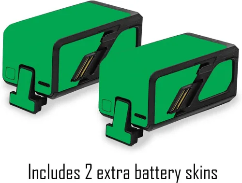 Vista 2 de MightySkins Skin compatible con DJI Avata - Verde sólido Funda protectora de vinilo duradera y única Fácil de aplicar, quitar y cambiar